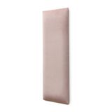Placa Cabeceira 20cm X 60cm Unidade Veludo Nude