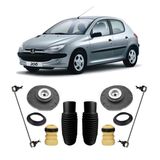 Par Kit Da Suspensão Dianteira Peugeot 206 1.0 2000 Até 2010