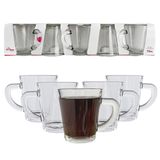 Xicaras Em Vidro Com 05 Unidades Resistente Cafézinho 70ml
