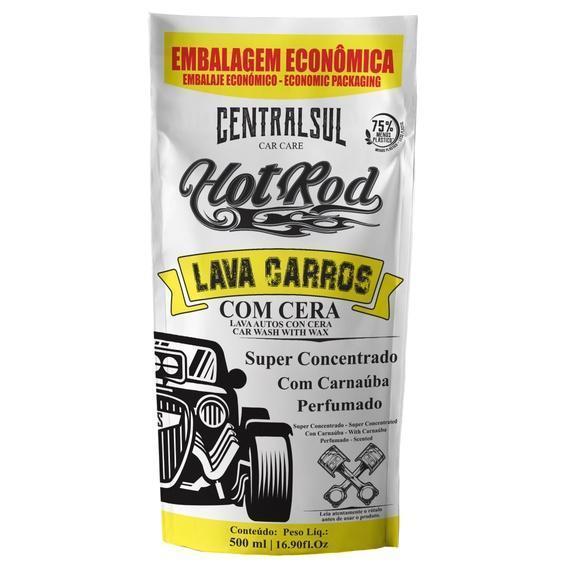 Sache Lava Carros Com Cera Hot Rod 500ml Centralsul