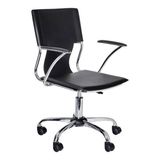 Cadeira Escritorio Smart Design 94x55x56cm Até 100kg - Preto