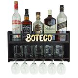 Barzinho Parede Aparador Bebidas Sala Tema Boteco 49x26 Cor