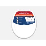 Assento Almofadado Oval Lorenzetti Levitti Branco 7150111