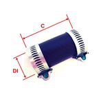 União Luva Flexível Mangote Pvc E Ferro Dn50mm Cano 1.1/2
