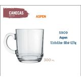 24 Caneca Aspen 300ml-café C/leite-cappuccino-chocolate-chá