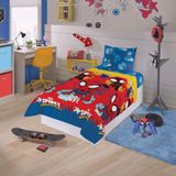 Jogo De Cama Lençol 2 Peças Infantil Marvel Spidey Lepper