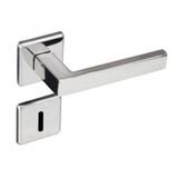 Fechadura Barra Inox Polido Interna.