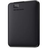 Elementos WD 1TB Portátil Disco rígido externo HDD, USB 3.0, Compatível com PC, Mac, PS4 & Xbox - WDBUZG0010BBK-WESN