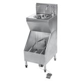 Lava-botas com Lavatório para Assepsia Integrado Atual Inox 110v LBL-40
