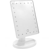 Espelho De Led Para Maquiagem Portatil Retangular Branco