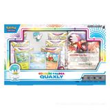 Box Pokemon Coleção Paldea Quaxly - 003 40 Cartas Copag