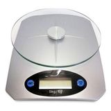Balança De Cozinha Digital Precisao Prata 5 Kgs Kl
