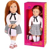 Boneca Our Generation Carly Acessórios Roupa Escolar 46cm