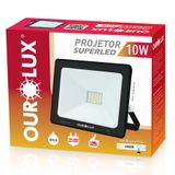 Refletor Projetor Led 300w Ourolux Superled 6500k Branco