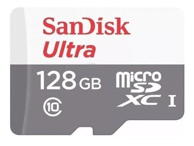 Cartão Memória Sandisk Sdsquns-128g-gn6ta Ultra Adaptador Sd