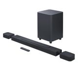 Soundbar Jbl Bar1000 7.1.4 Canais Com Ponteiras Destacáveis Multibeam Dolby Atmos Dtsx 440w E Wi-fi