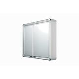 Armario Banheiro Astra Aluminio 54X45X11.5 Cm Lbp16/S