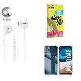 Kit Fone De Ouvido + Capinha Motorola G42 + Película 9d
