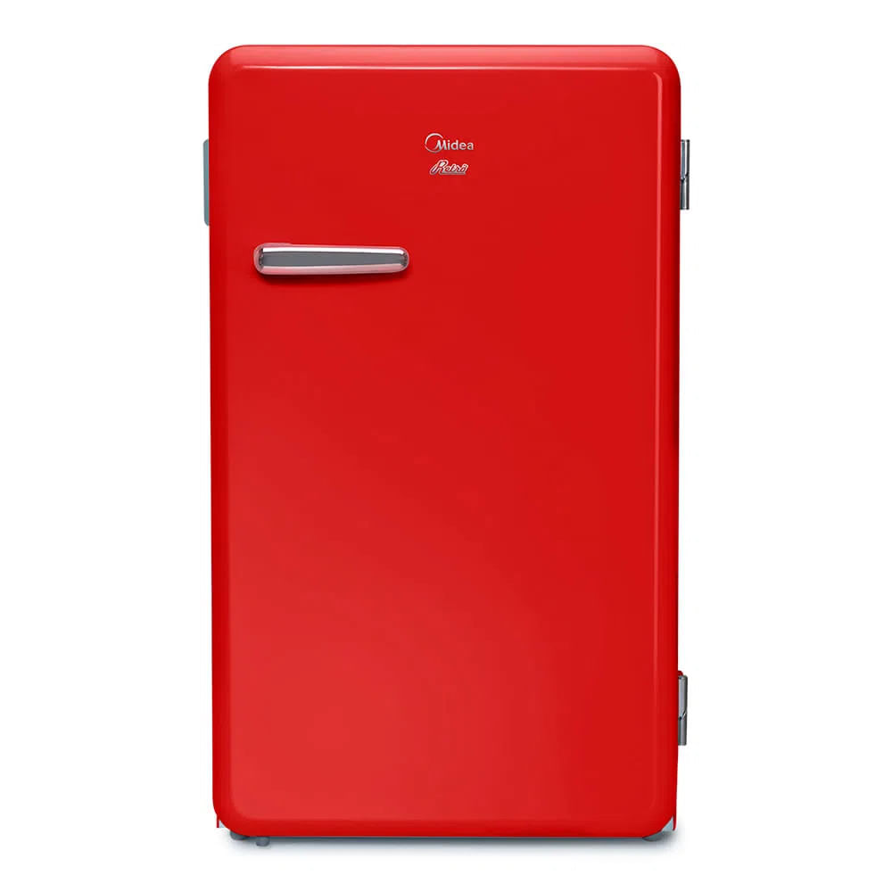 Frigobar Retrô Midea 95 Litros Vermelho Rubi 220v