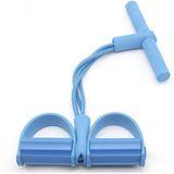 Faixa De Resistência, Equipamento De Fitness Com Corda Elástica, Para Abdômen, Cintura, Braço Azul