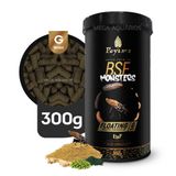 Ração Peixes Uso Diário Aquario Poytara Bsf Monsters G 300g