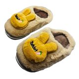Pantufa 3d Infantil Chinelo Bichinho Orelha Coelho Pelinho Inverno Proteção Frio 1 Par