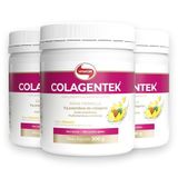 Kit 3 Colágeno Hidrolisado Colagentek Da Vitafor