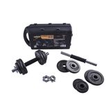 Kit Pares Dumbbell Halteres Ajustável Iron Cast Até 15kg