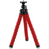 Tripé Flexível Tripod Acessório Com Suporte Celular E Camera Vermelho