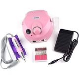 Lixa Unha Eletrica Pedal Manicure Pedicure Profissional Rosa 30000