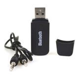 Receptor Bluetooth P2 Usb Adaptador Áudio Entrada Aux Carro Cabo P2