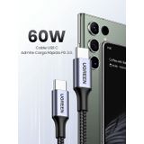 Cabo Ugreen Usb Tipo C 20v/3a 60w Pd Fast Charge Rápido (1m)