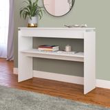 Aparador 100cm Com Prateleira Multimóveis Cr50028 Branco Branco
