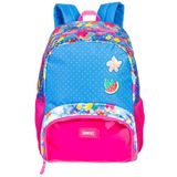 Mochila Escolar Juvenil Floral Plus Tropical Costas G