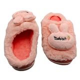 Pantufa 3d Infantil Chinelo Bichinho Orelha Coelho Pelinho