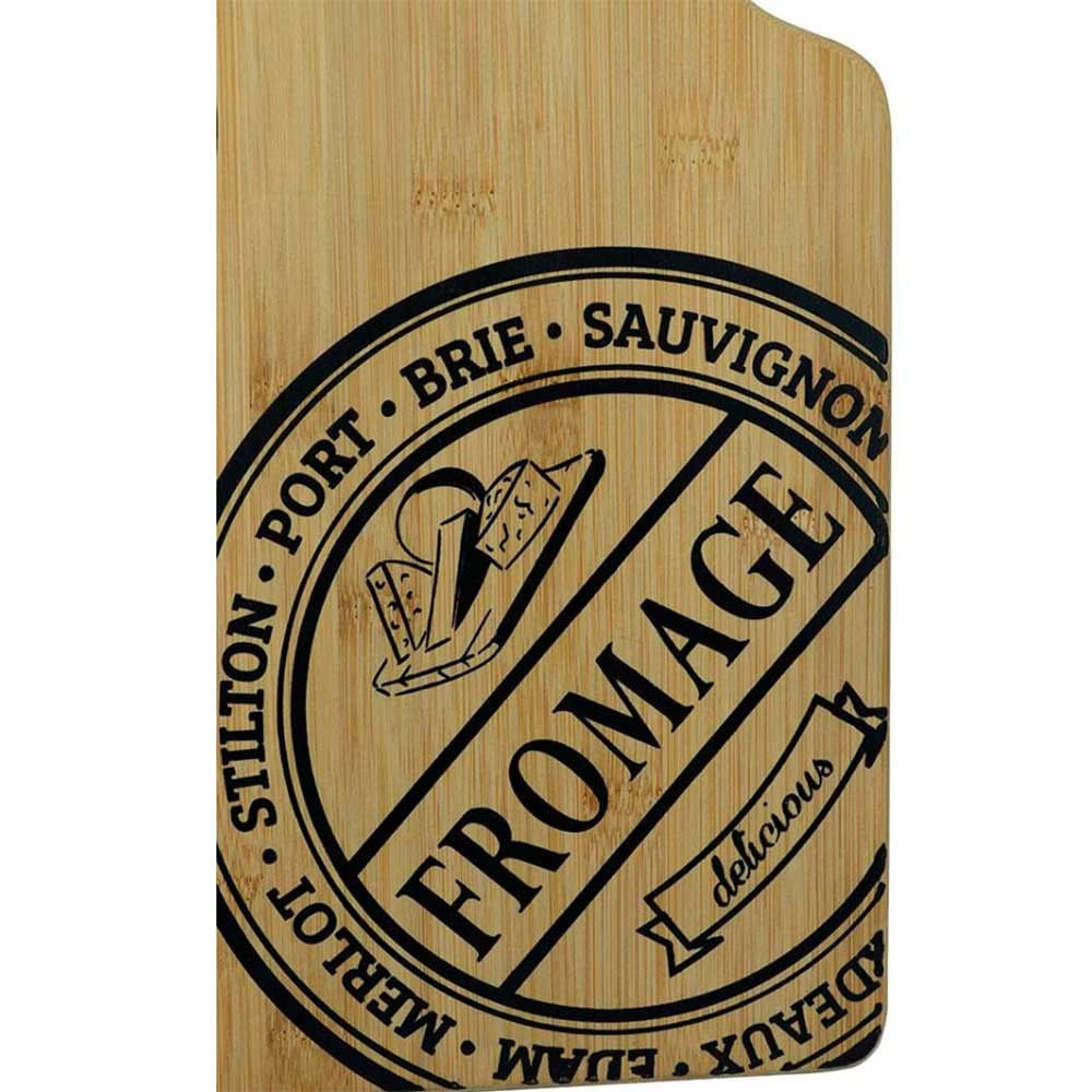 Tábua Para Queijo Dynasty Com Cortador De Aço Inox - 35 Cm