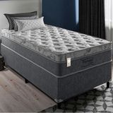 Cama Box De Solteiro Orion Com Molas Ensacadas E Revestimento Em Tecido Poliéster 72x88x188cm Portobel