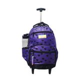 Mochila Estampada Delicada Rodinhas Feminina Adulto Juvenil