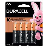 Pilha Duracell Alcalina Aa C/8 Unidades