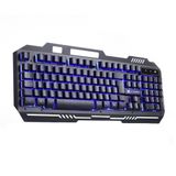 Teclado Gamer Vxshield Abnt2 Multimidia Led Azul 1.8 M Usb Topo Em Metal Sensacao Mecanica-gt600