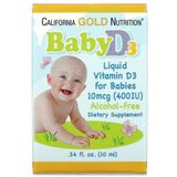 Vitamina D3 Líquida Infantil 10 Mcg (400 Ui10 Ml California