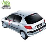 Pestana Externa Dianteira Esquerda Peugeot 206 207 4pts
