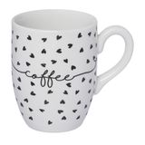 Caneca De Porcelana Personalizada Coffee Coração 350ml
