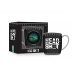 Caneca Cafe Porcelana Gamer Head Shot Sniper 300ml Cs