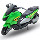 Moto Brinquedo Grande Tipo Honda Biz Realista Verde