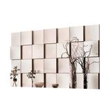 Espelho Decorativo 3d Placa Vidro Liverpool Montável 28 Pçs