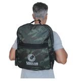 Mochila Camuflada Escolar Viagem Férias Acampamento Pescaria