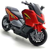 Moto Brinquedo Grande Tipo Honda Biz Realista Vermelha