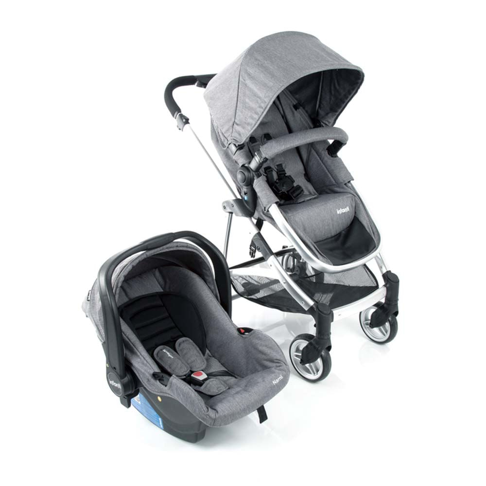 Carrinho De Bebe Conforto Epic Lite Ts Duo Cinza Infanti