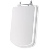 Tampa De Vaso Poliéster Lirio Branco Para Bacia Fiori 6lpf